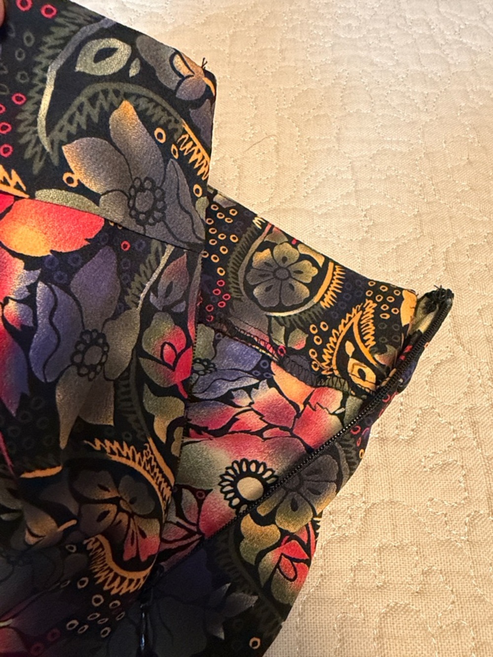 Sag Harbor Plus Size 14 Floral Skirt - Picture 4 of 4